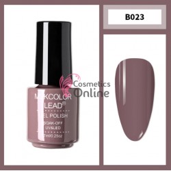 Oja Semipermanenta MSKCOLOR LEAD Soak Off UV/LED Cod 023 Sienna Pink + 1 Pigment oglinda Cadou